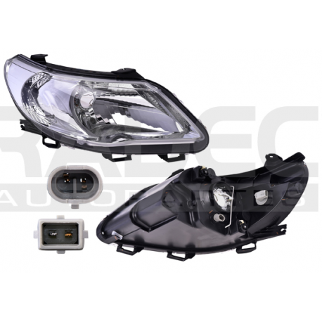 Faro Principal Derecho de un As sin Focos DEPO para Gol, Saveiro