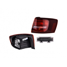 Calavera Exterior Derecha en Tono Oscuro con Luz LED DEPO para Jetta A6, Bicentenario