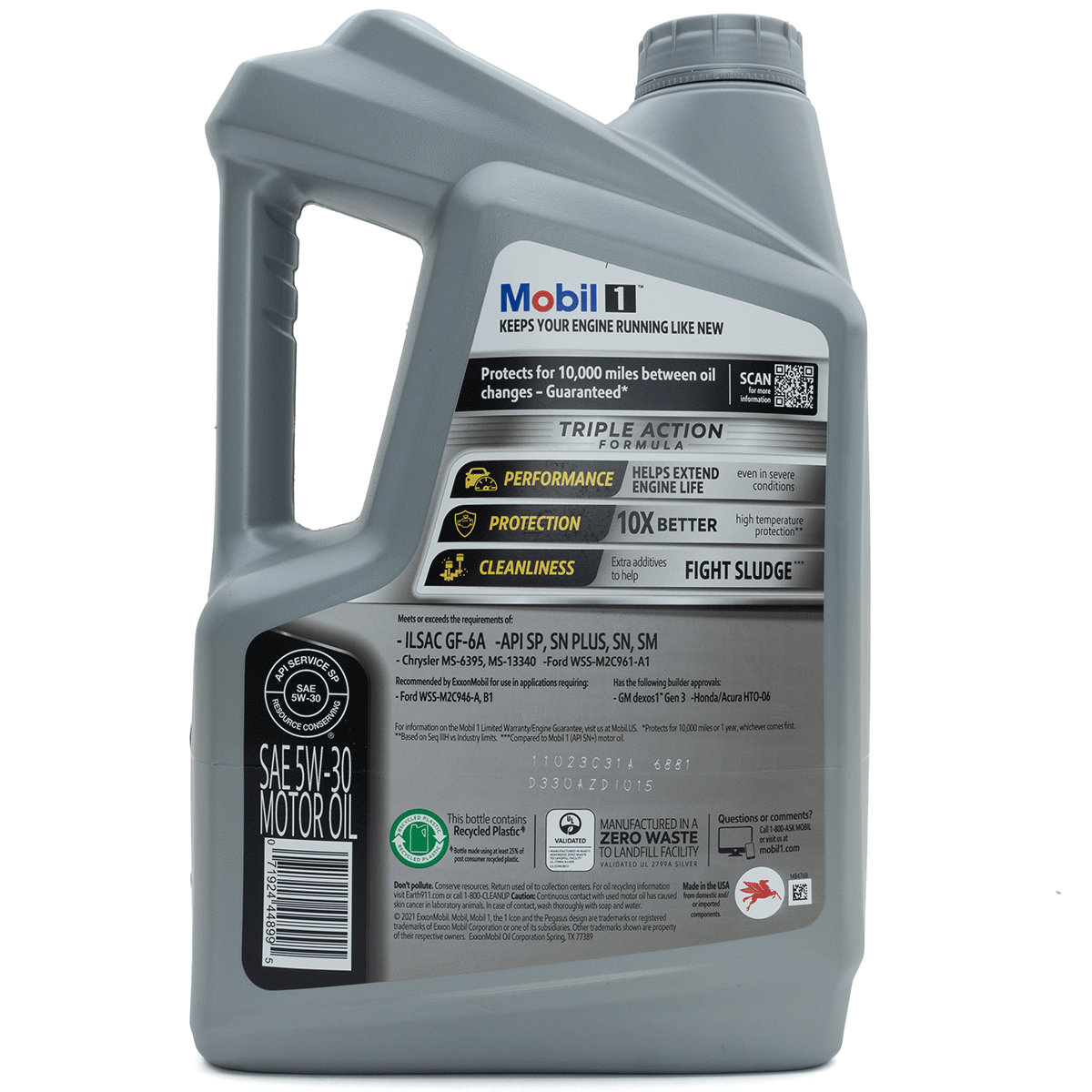Aceite de Motor Mobil Sintetico 5W-30 5 Litros