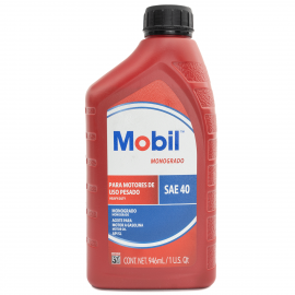 Aceite de Motor Monogrado Mineral SAE 40 Mobil