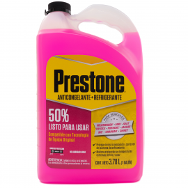 Galón de Anticongelante Color Rosa al 50% Prestone