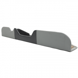 Revistero de Madera con Forro de Vinil Gris y Negro para VW Sedan