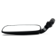 Espejo Lateral Izquierdo Metálico Negro Auto Especialidades para VW Sedán, Brasilia