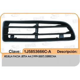Rejilla Izquierda de Facia Delantera Bruck para Jetta A4