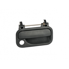 Manija Exterior de Puerta Delantera Derecha Negra con Hoyo de Llave para Chevy C1, C2, C3