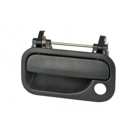 Manija Exterior de Puerta Delantera Izquierda Negra con Hoyo de Llave para Chevy C1, C2, C3