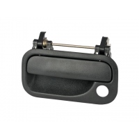 Manija Exterior de Puerta Delantera Izquierda Negra con Hoyo de Llave para Chevy C1, C2, C3