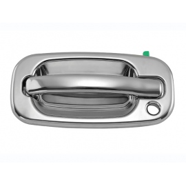 Manija Exterior de Puerta Izquierda Cromada con Hoyo de Llave para Silverado