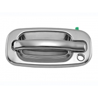Manija Exterior de Puerta Izquierda Cromada con Hoyo de Llave para Silverado