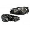 Faro Principal Izquierdo con Fondo Negro y Focos DEPO para Golf A6