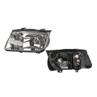 Faro Principal Izquierdo Cromado con Luz de Niebla DEPO para Jetta A4