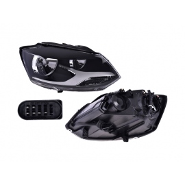 Faro Principal Derecho Manual con Fondo Negro DEPO para Crossfox