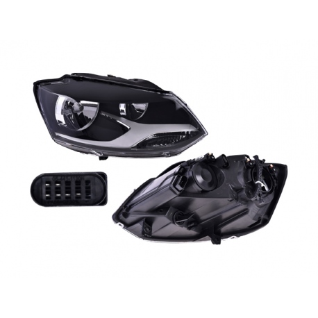 Faro Principal Derecho Manual con Fondo Negro DEPO para Crossfox