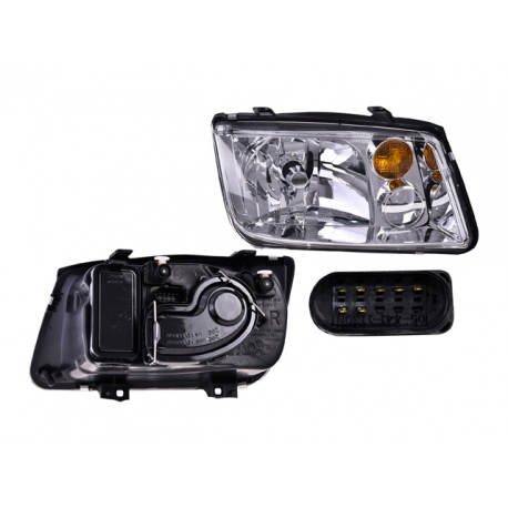 Faro Principal Derecho con Cuarto Ámbar DEPO para Jetta A4