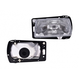 Faro Principal Izquierdo con Mica Rayada sin Foco DEPO para Jetta A2