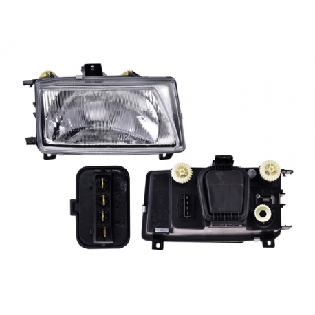 Faro Principal Derecho con Ajuste Manual y Eléctrico sin Foco DEPO para Derby 6KV