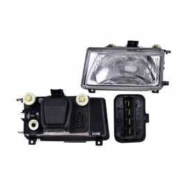 Faro Principal Izquierdo con Ajuste Manual y Eléctrico sin Foco DEPO para Derby 6KV