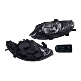 Faro Principal Izquierdo con Fondo Negro y un As DEPO para Ibiza