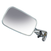 Espejo Retrovisor Izquierdo Cromado para VW Sedán 1600, 1600i, Brasilia
