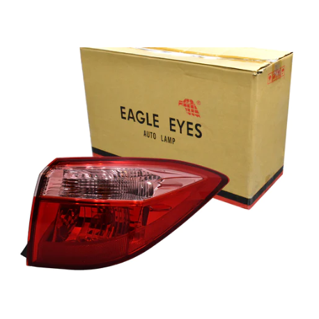 Calavera Exterior Derecha Tono Rojo Translucido con Portafocos Auto Magic para Corolla