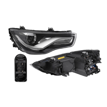 Faro Principal Derecho con Motor y Luz LED DEPO para Audi A1