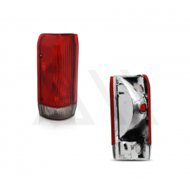 Calavera Roja sin Arnés Izquierda Auto Magic para Pickup F150, F250