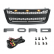 Parrilla Negra con Letras FORD y Luz LED Ámbar Estilo Raptor Auto Magic para Expedition