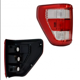 Calavera Izquierda  Rojo y Blanco sin Arnés Auto Magic para Lobo F150