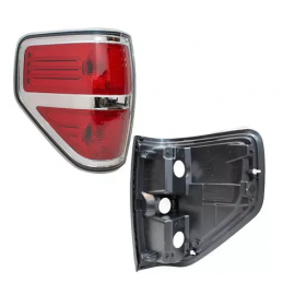 Calavera Izquierda con Moldura Cromada sin Arnés Auto Magic para Lobo F150