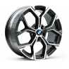 Juego de 4 Rines en Tono Plata con Negro y Centro BMW de 18" AM Wheels