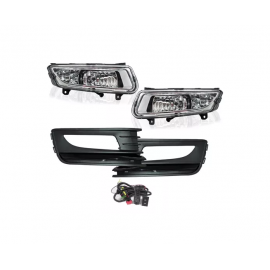 Kit De Faros Auxiliares Fondo Cromado Automagic Para Vento