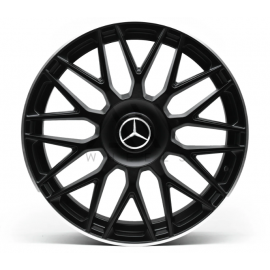 Juego de 4 Rines Negros con Emblema Mercedes Benz de 20" AM Wheels