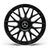 Juego de 4 Rines Negros con Emblema Mercedes Benz de 20" AM Wheels