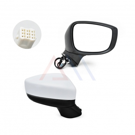Tapa De Luz Indicadora Para Retrovisor Ford Focus (2008-2018) - Par Izquierda Y Derecha | ABS Resistente | Fácil Instalación