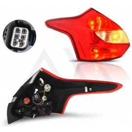 Calavera Izquierda con Focos y Arnés Auto Magic para Focus Hatchback