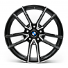 Juego de 4 Rines Negros con Centro BMW de 18" AM Wheels