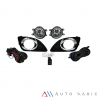 Kit de Faros de Niebla, Rejillas Negras con Bisel Cromado y Arnés Auto Magic para Camry