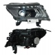 Faro Principal con Fondo Negro y Luz Full LED Derecho Auto Magic para NP300 Frontier