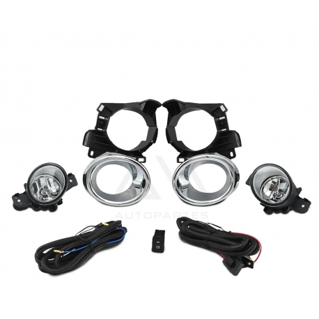 Kit De Faros Auxiliares Filo Cromado Automagic Para Pathfinder