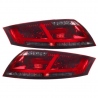 Juego de Calaveras con Luz LED Secuencial Rojo Auto Magic para Audi TT