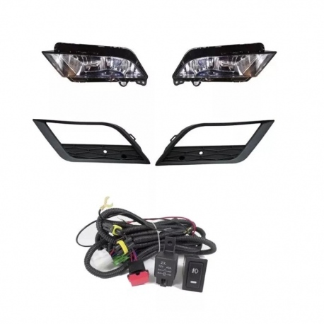 Kit de Faros de Niebla con Rejillas, Arnés y Switch Auto Magic para Ibiza