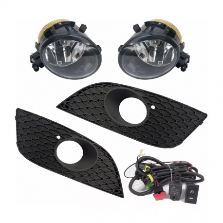 Kit de Faros de Niebla con rejillas y Arnés Auto Magic para León MK2