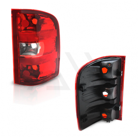 Calavera Roja sin Arnés Derecha Auto Magic para Silverado, Cheyenne, Custom