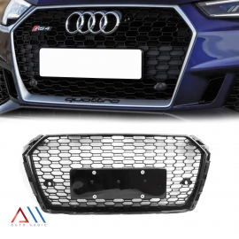 Parrilla Negra Delantera sin Emblema Auto Magic para Audi RS4