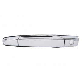 Manija Exterior de Puerta Derecha Delantera Cromada con Hoyo de Llave para Silverado