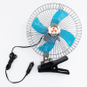 Ventilador Oscilatorio Plastico con Clip de 8" Tunix