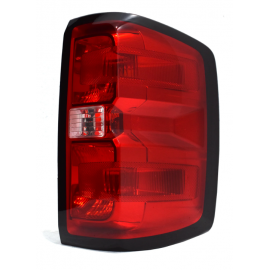 Calavera Roja con Filo Negro Derecha Auto Magic para Silverado, Cheyenne