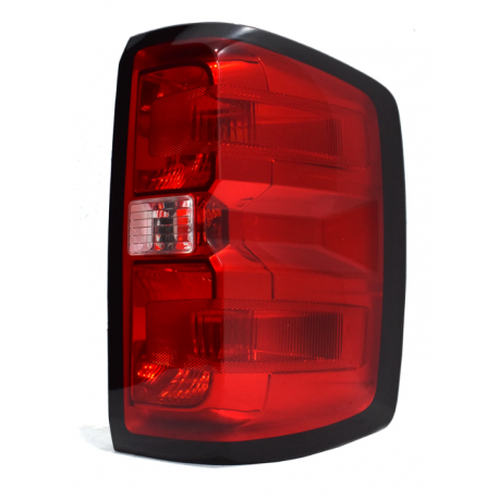 Calavera Roja con Filo Negro Derecha Auto Magic para Silverado, Cheyenne