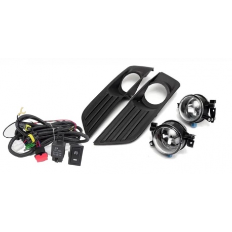 Kit de Faros de Niebla con Focos, Rejillas, Arnés y Switch Auto Magic para Focus