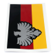 Calcomania "ALEMANIA AGUILA" bandera